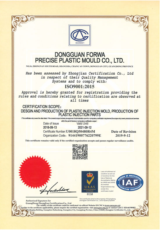 Praise ISO9001 certification